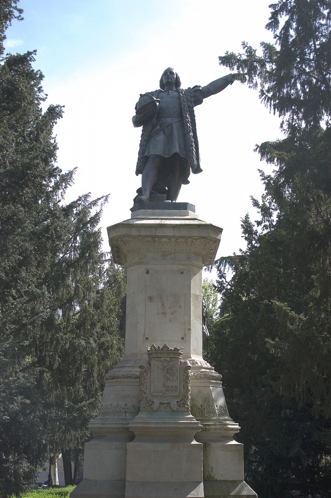 Statue of Christopher Columbus in Spain