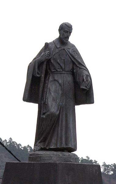 Statue of St. Peter of Saint Joseph Betancur in Tenerife, Spain.