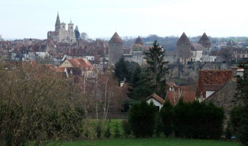 The Burgundian town of Semur where St. Hugh the Great was born. Photo by Christophe Finot