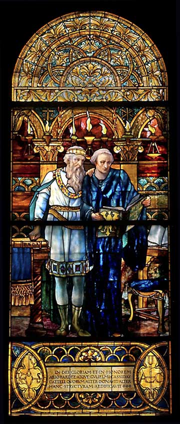 Charlemagne and Alcuin