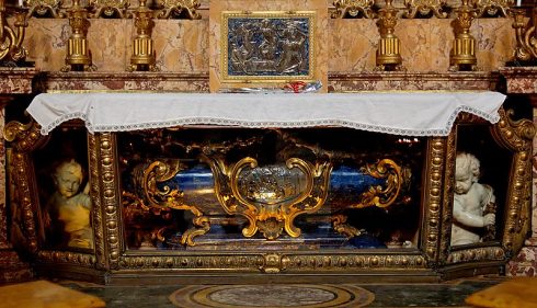 Tomb of Saint Aloyisius Gonzaga in the Church of Saint Ignatius, Rome