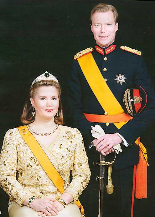 Grand Duchess Maria Teresa and Grand Duke Henri of Luxembourg