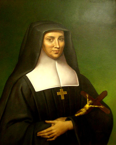 Painting of St. Jane Frances de Chantal by Fr. Michael Fuchs of the Provincial of the Oblates of St. Francis de Sales in Vienna, Kaasgraben