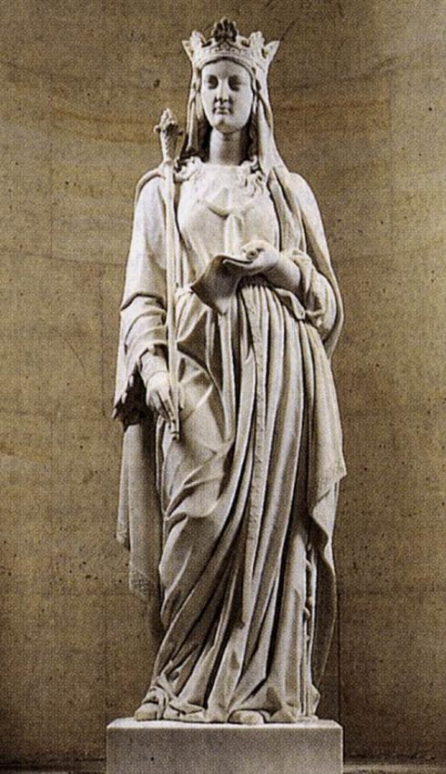 Blanche of Castile Sculptor Antoine Etex located at Versailles