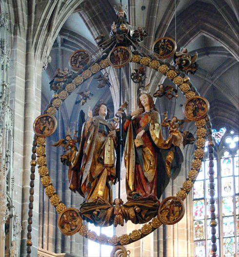 The Annunciation in St. Lorenz Church, Nuremberg, Germany