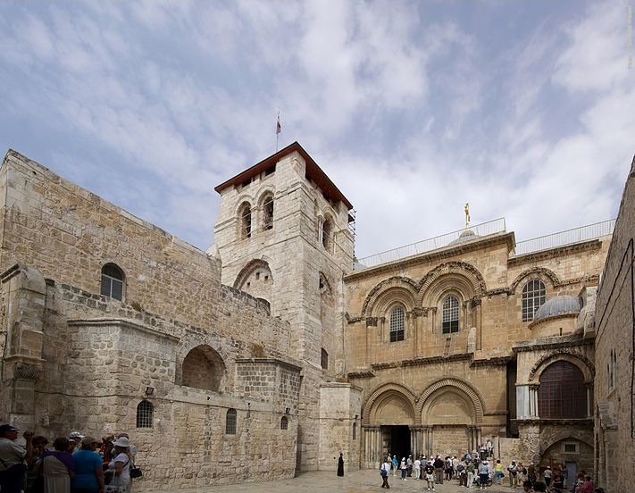 Main Entrance to the Church of the Holy Sepulchre