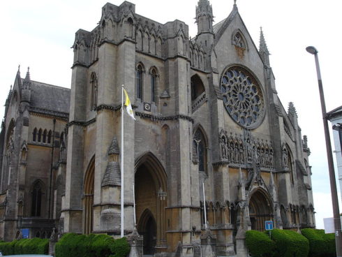 Arundel Cathedral in Sussex, England, where St. Philip Howard is buried.