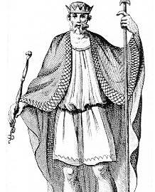 St. Albert's father, Ethelwulf of Wessex.