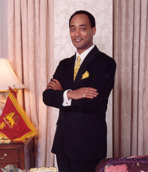 His Imperial Majesty, Prince Ermias Selassie, grandson of Ethiopia's Emperor Haile Selassie