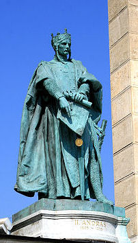King Andrew II of Hungary, father of St. Elizabeth of Hungary
