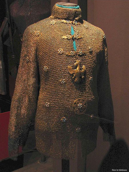The chainmail of King John II Casimir Vasa, located at the Polish Army Museum in Warsaw.