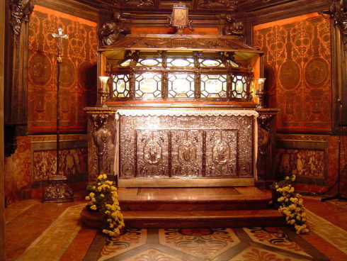 The Crypt of Saint Charles Borromeo, in the Duomo di Milano, Italy.