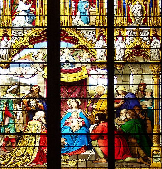 Stainglass window in Cologne Cathedral