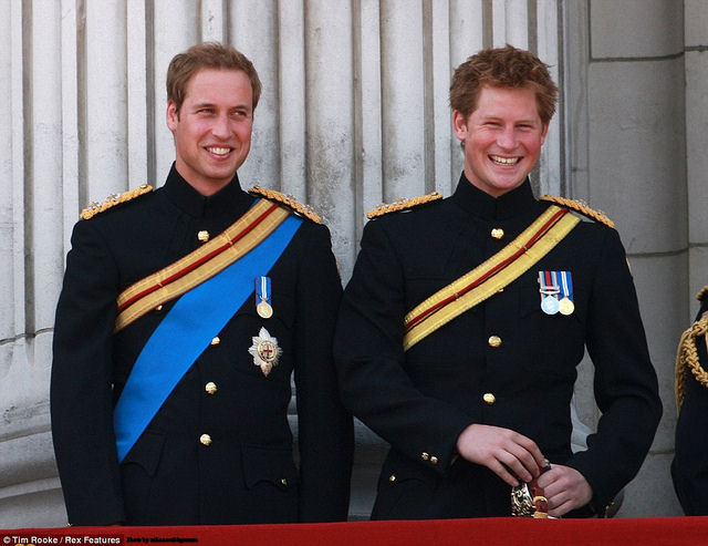 Prince Willaim and Prince Harry of Great Britain
