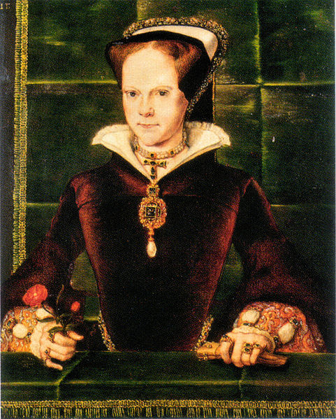 Queen Mary I painted by Hans Eworth