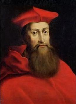 Cardinal Reginald Pole, son of Bl. Margaret Pole. Painted by Willem van de Passe