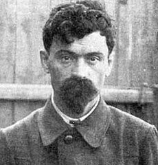 Yakov Mikhailovich Yurovsky (1878-1938), executioner of the Russian royal family in 1918. After all the firing was done, it was found that Tsarevich Alexei was still alive and Yurovsky went up to the Tsarevich and shot him in the head.