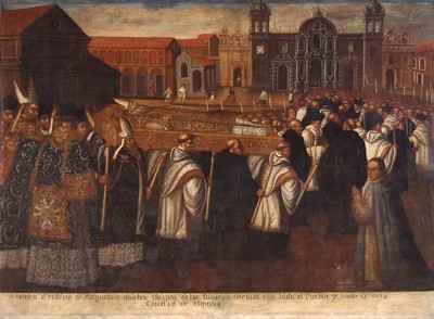 The Burial of Saint Augustine. ca. 1745. 