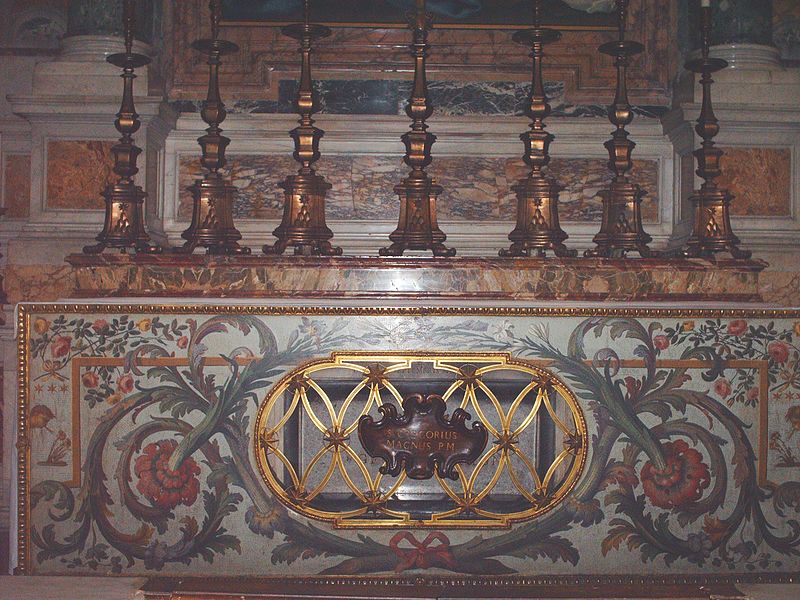 Tomb of Pope St. Gregory I at St. Peter’s Basilica 