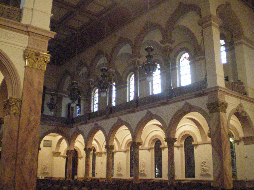 Interior of the Church of the Immaculate Conception, where St. Théodore Guérin is buried.