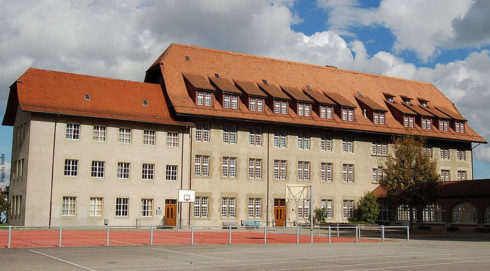 Collège Saint-Michel in Fribourg, Switzerland. It was established in 1582 by St. Peter Canisius. The college was lost by the Jesuits at the time of their Suppression in 1773. First under the administration of the local diocese and then of the canton, the college, now known as St. Michael College, continues to exist as a coeducational preparatory institution.