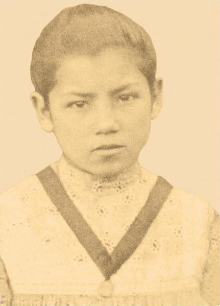 School photo of Bl. Laura del Carmen Vicuña Pino.