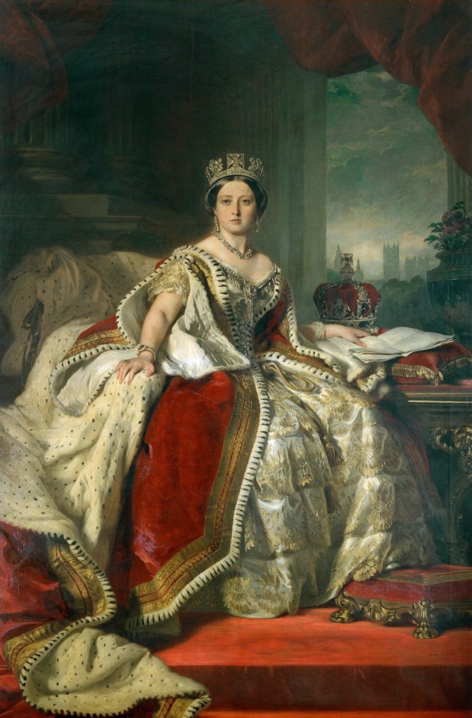 Queen Victoria, painted by Franz Xaver Winterhalter