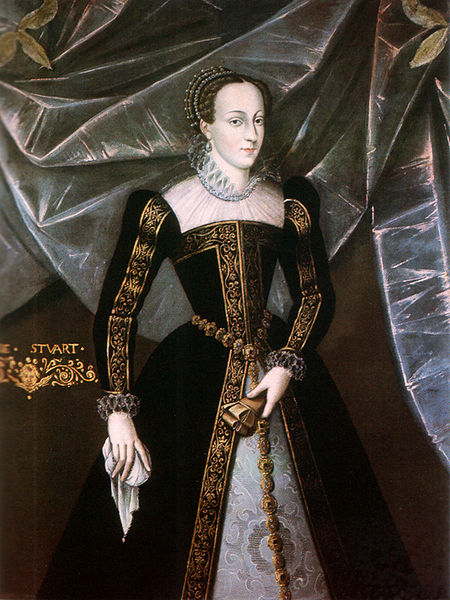 Mary Queen of Scots in an official portrait at the Blairs Museum - The Museum of Scotland's Catholic Heritage.