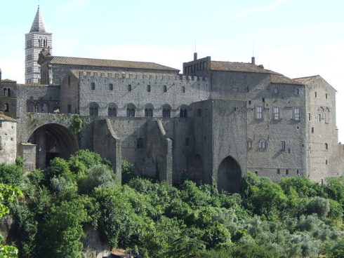 Popes' Palace in Viterbo, Italy. Viterbo remained the papal seat for twenty-four years, from 1257 to 1281.