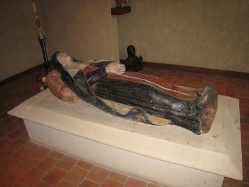 St. Joan of Valois' tomb in Bourges, France