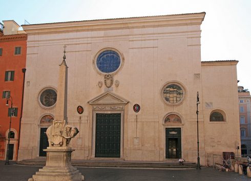 Church of Santa Maria Sopra Minerva, Rome. Pope St. Zachary built this church over an ancient temple to Minerva near the Pantheon. The tomb of St. Catherine of Sienna and Bl. Fra Angelico are here.