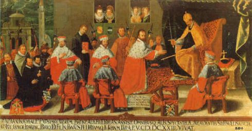 Presentation of the Electorate of Duke Maximilian I of Bavaria at the Regensburg Princes 1623