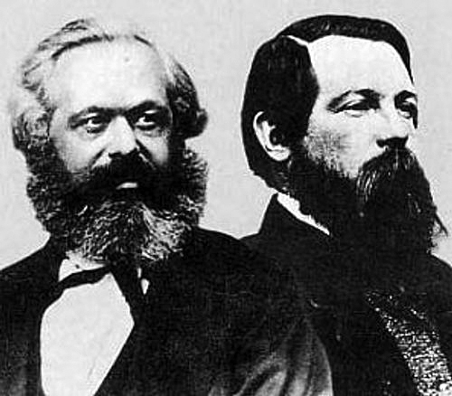 Karl Marx and Friedrich Engels