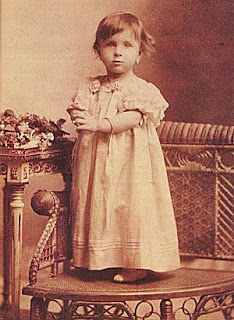 St Teresa of the Andes at 18 months old.