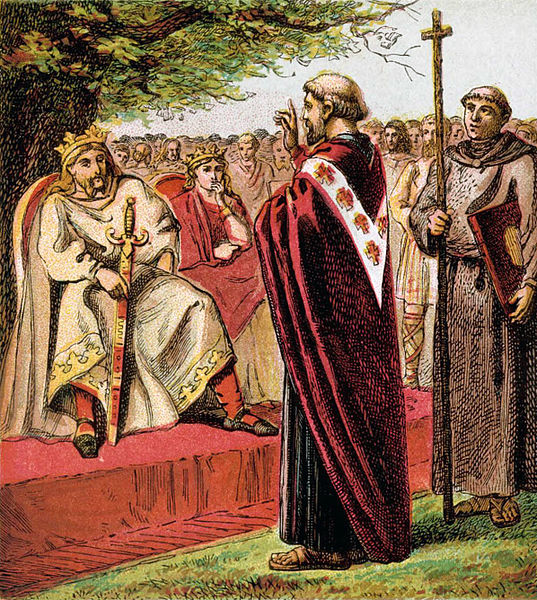 Saint Augustine preaching to the Saxons