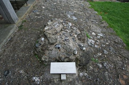 St. Augustine of Canterbury's grave site, at St. Augustine Abbey ruins.