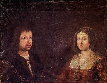 King Ferdinand of Aragon and Queen Isabella of Castile.