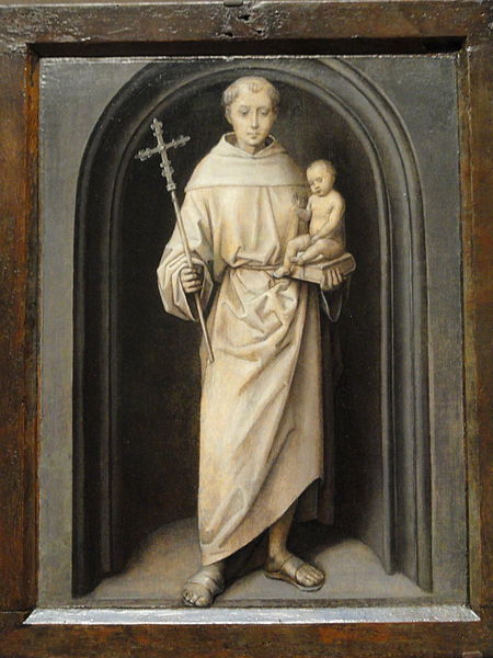 Saint Anthony of Padua by Hans Memling at the Art Institute of Chicago.