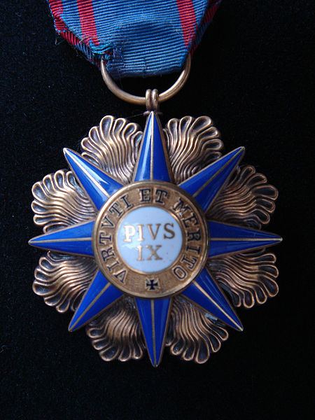 A Commander's Medal of the Order of Pius IX. 
