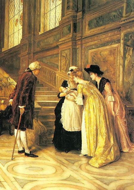 Admiring the Baby by George Goodwin Kilburne