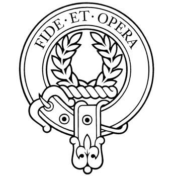The MacArthur Clan motto is "Fide et opera" which means "By fidelity and labour". 