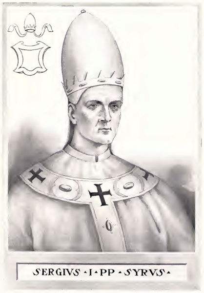 This illustration is from The Lives and Times of the Popes by Chevalier Artaud de Montor, New York: The Catholic Publication Society of America, 1911. It was originally published in 1842.