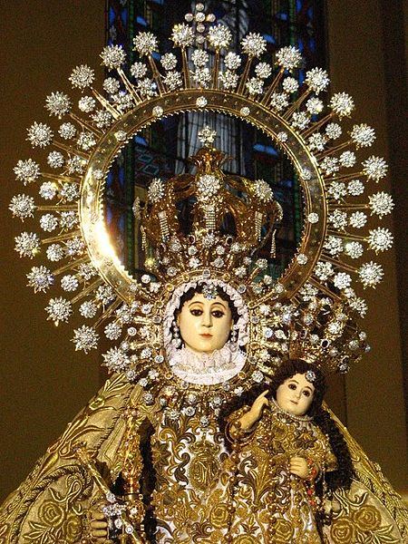 Our Lady of the Most Holy Rosary of La Naval de Manila in Sto. Domingo Church, Quezon City, Philippines. Photo by Interaksyon