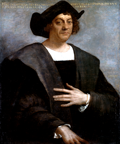 Painting of Christopher Columbus by Sebastiano del Piombo.