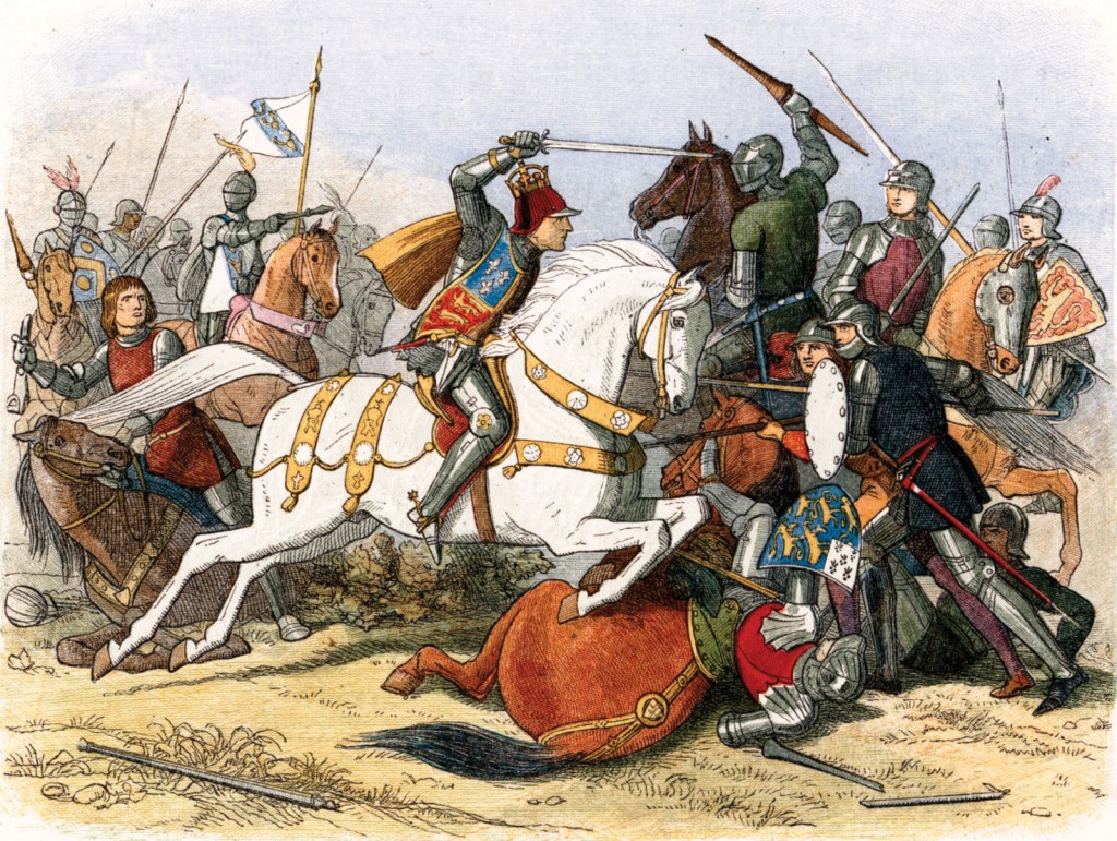 Battle of Bosworth. Painting by James Doyles.
