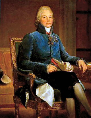 Charles Maurice de Talleyrand-Périgord, Prince de Benevente. Painting by François Gérard.