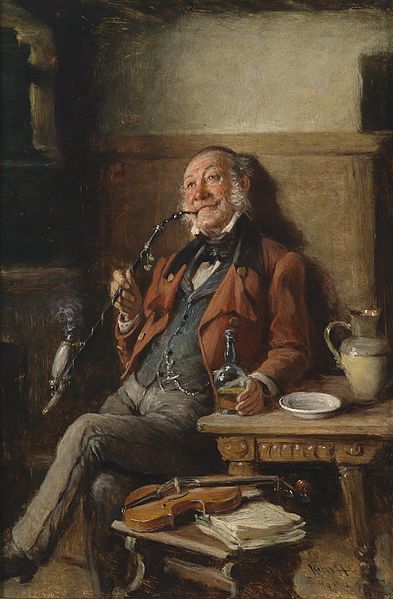 The burgomaster, Painting by Hermann Kern