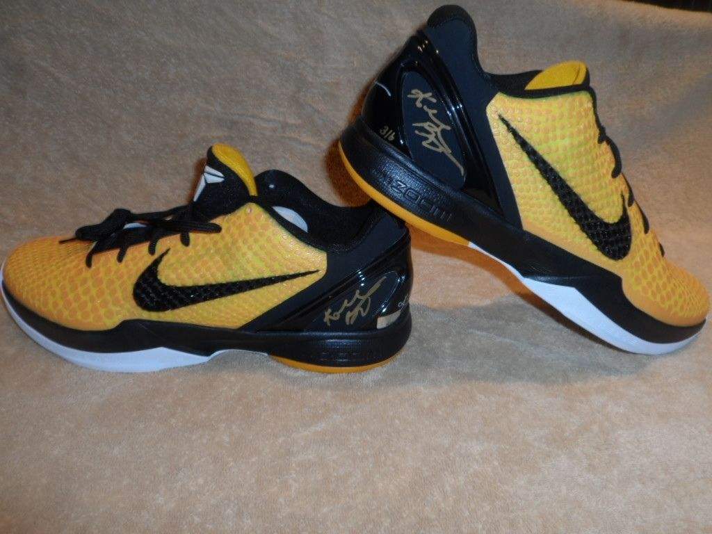 Kobe Bryant Autograph Sneakers selling for $1,600.