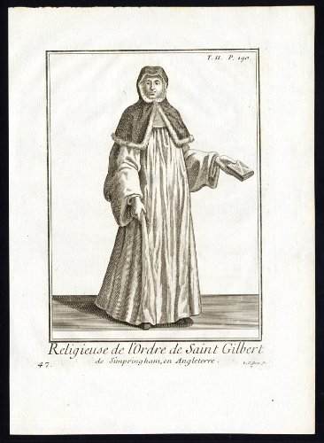 A nun of the Order of St. Gilbert of Sempringham