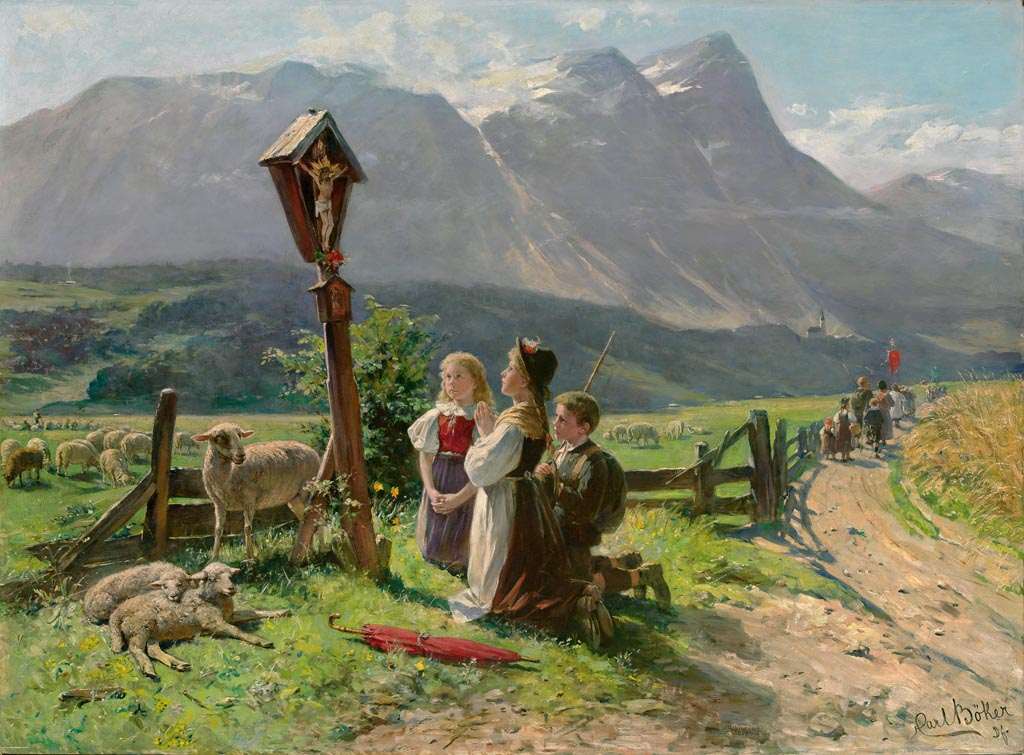 'At the crossroads'  By Carl Böker